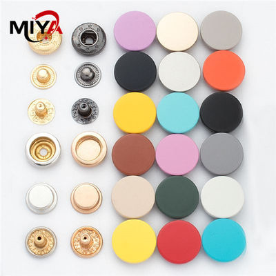 No Fade 12mm Customized Band Logo Metal Stud Buttons