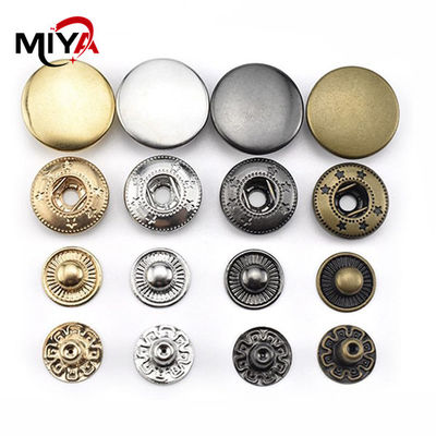 Clothes Four Parts Spring Metal Snap Fasteners