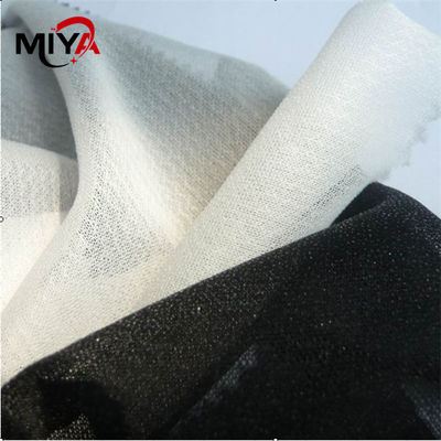 100 Percent Polyester Elastic 42gsm Woven Fusible Interfacing