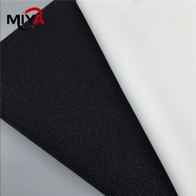 Garment 100% Polyester Woven Fusible Interlining Plain Weave