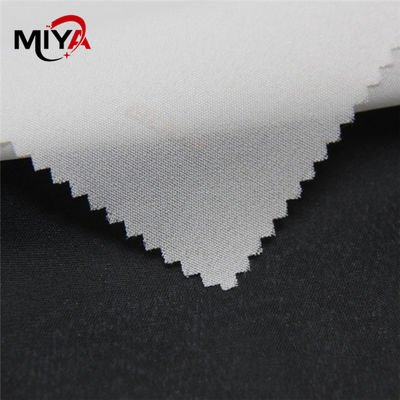30D Plain Weave Water Jet Fusible Interlining Fabric For Women Dress