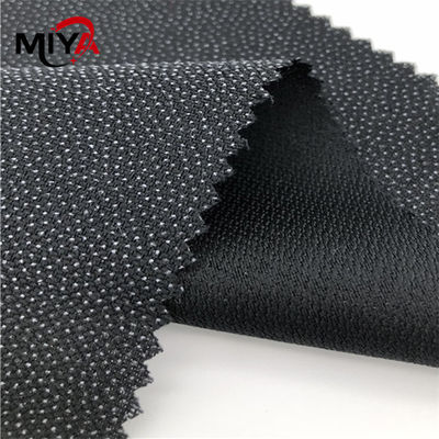 100% Polyester Water Jet Woven Fusible Interlining Shrink Resistant