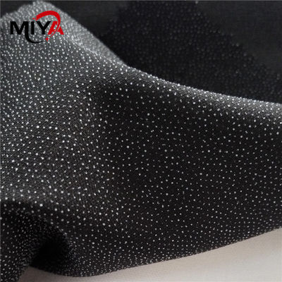 100% Polyester Water Jet Woven Interlining Good Elasticity