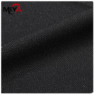 Woven Double Dot Fusing Interlining 100% Polyester For Fashion Clothing