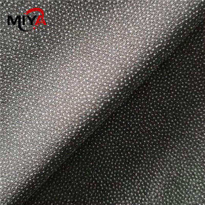 100% Polyester Water Jet Loom Woven Interlining Good Elasticity