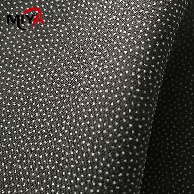 100% Polyester Plain Woven Shirt Collar Fusing Interlining 75D 100D
