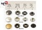 Smooth 19mm Zinc Alloy Metal Snap Buttons For Jackets