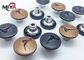 Smooth 19mm Zinc Alloy Metal Snap Buttons For Jackets